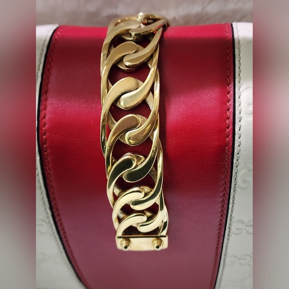 Gucci Leather Sylvie 2way Handbag - Picture 13 of 14